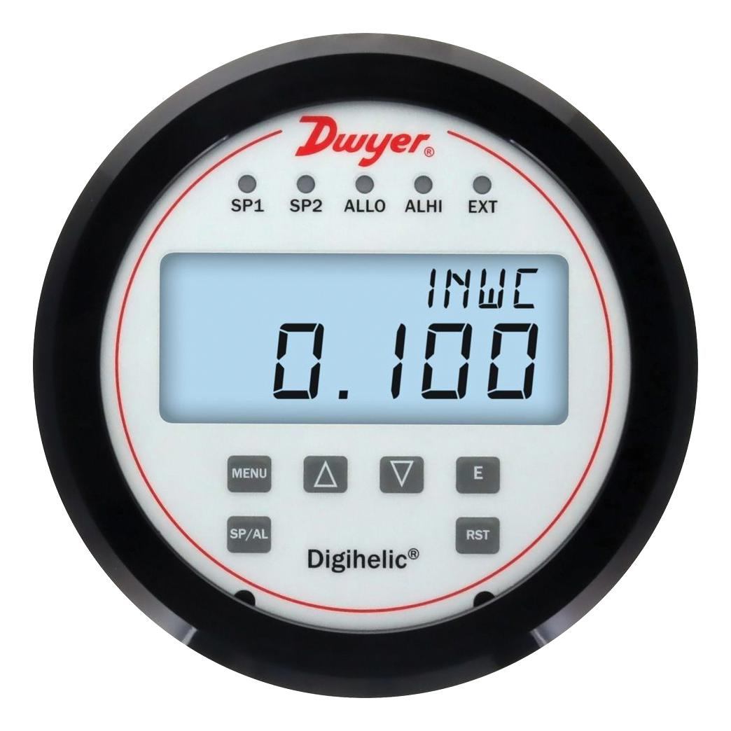 Dwyer Dhc-010 Pressure Gauge, 25Inch-H2O, 1/8