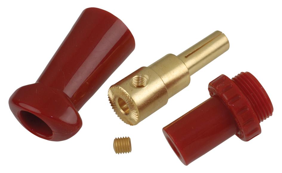 Superior Electric Ps50Gr. Test Plug, Socket-Plug, 50A, Red