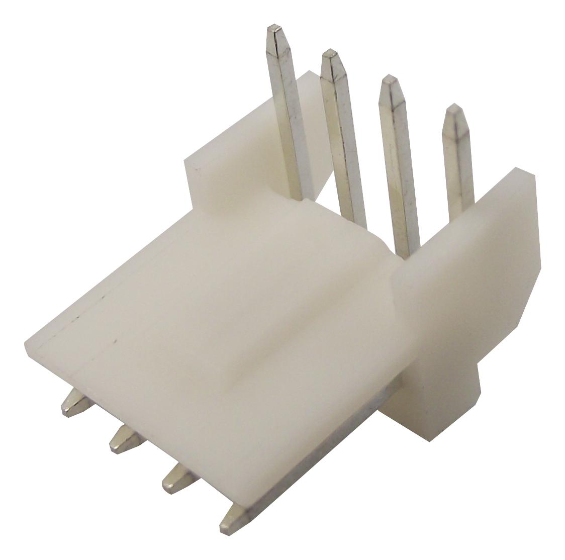 Amp Connectors / Te Connectivity 171826-4 Header, Right Angle, 4 Way, 2.5mm Pitch