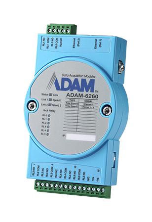 Advantech Adam-6260-B Relay Output Modbus Tcp Module, 6Ch O/p