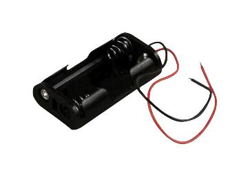 Hammond Bh4Aaw Battery Holder, 4 X Aa, Wire Leads