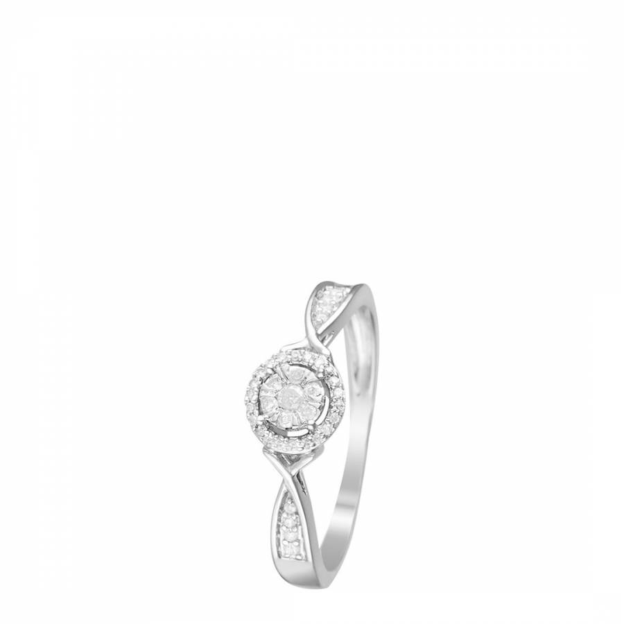 White Gold Extase Diamond Ring