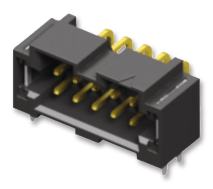 Samtec T2M-102-01-L-D-Ra-Wt Connector, R/a Header, 4Pos, 2Row, 2mm