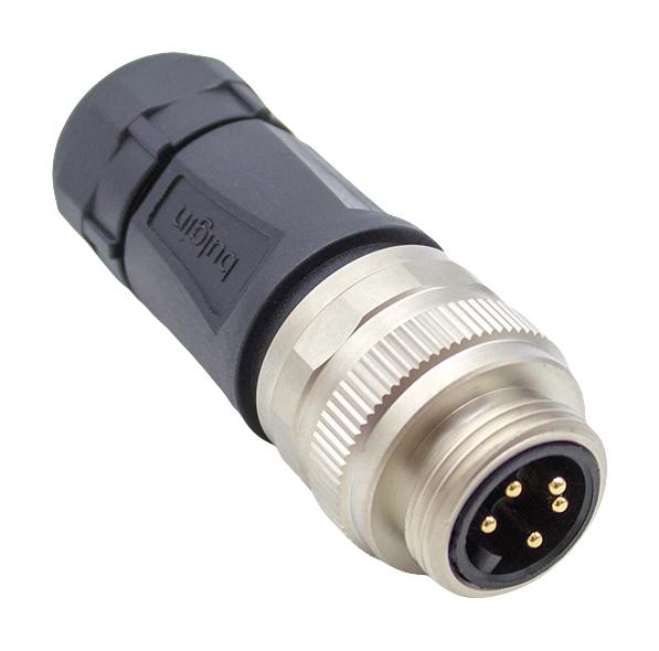 Bulgin Pxptpu78Fim05Astm22 Sensor Connector, 7/8