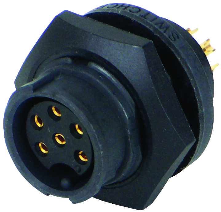 Switchcraft/conxall En3P3Fx Circular Connector Receptacle 3 Position