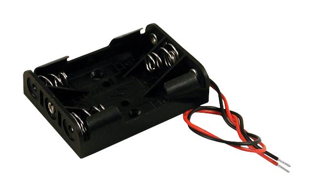 Hammond Bh3Aaaw Battery Holder, 3 X Aaa, Wire Leads