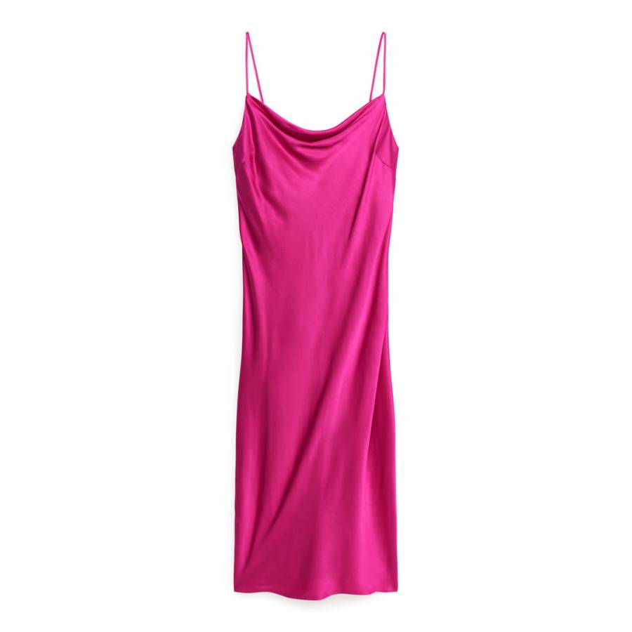 Pink Slip Strappy Dress