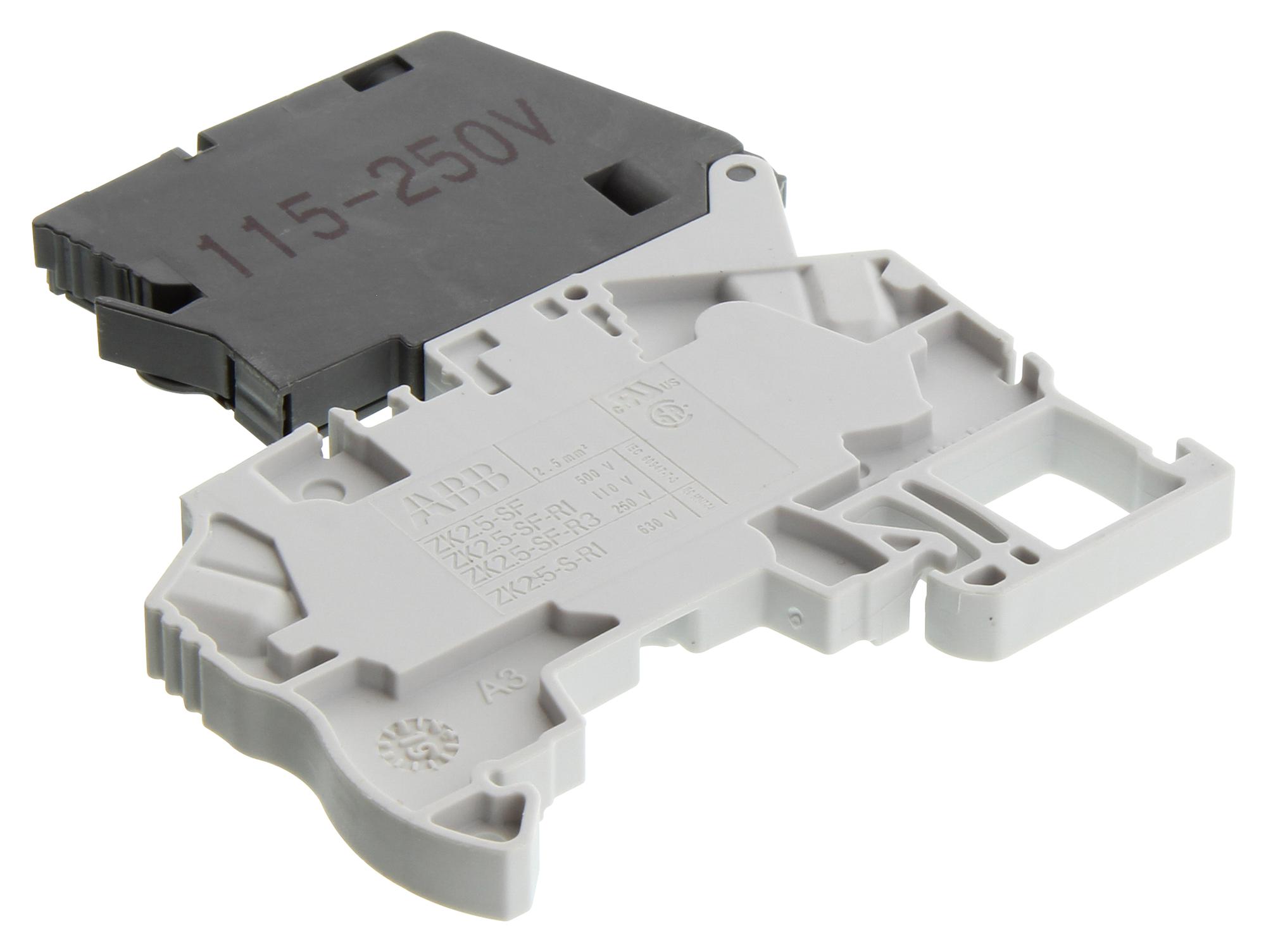 Entrelec TE Connectivity 1Snk706412R0000. Terminal Block, Dinrail, 2Pos, 12Awg