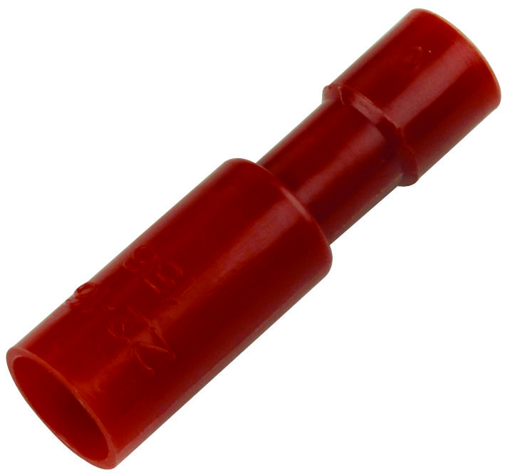 Multicomp Pro Mc29422 Terminal, Female Bullet, 3.9In Crimp Red