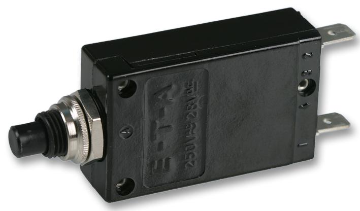 Eta 2-5700-Ig1-P10-Dd-000040 2.5A Circuit Breaker, 2.5A