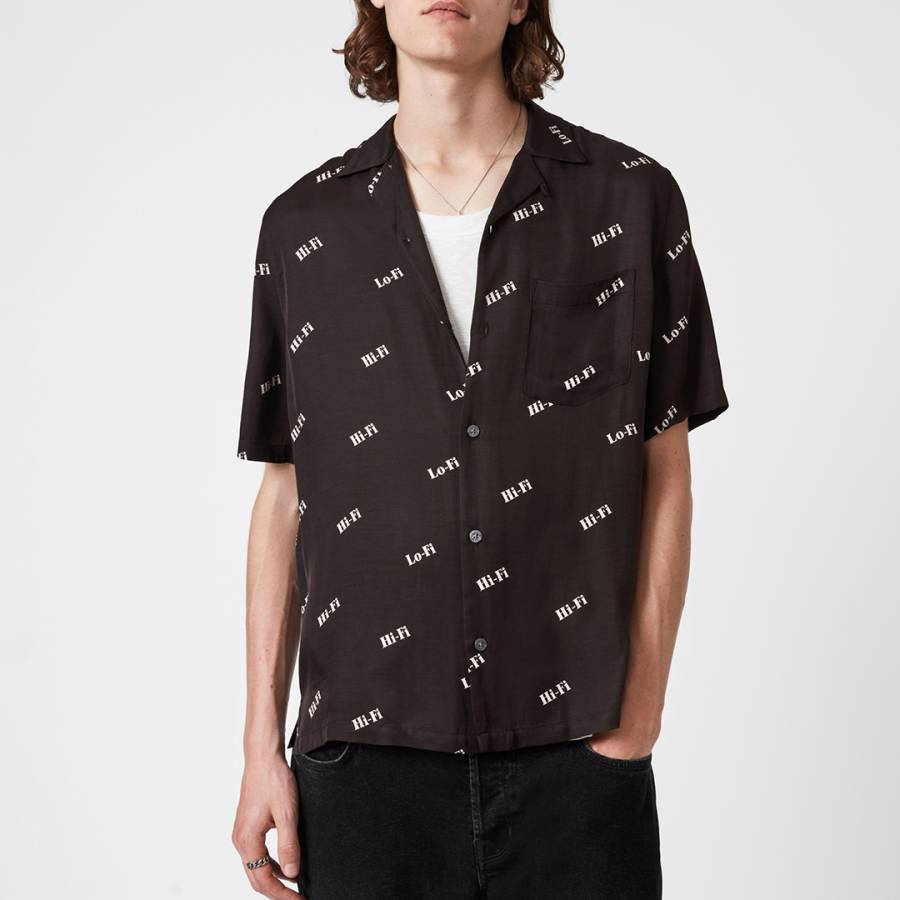 Black Lo-Fi Short Sleeve Shirt