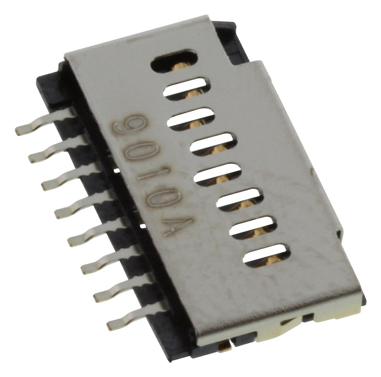 Molex 105162-0001 Connector, Micro Sd, Push-Pull, 8Pos