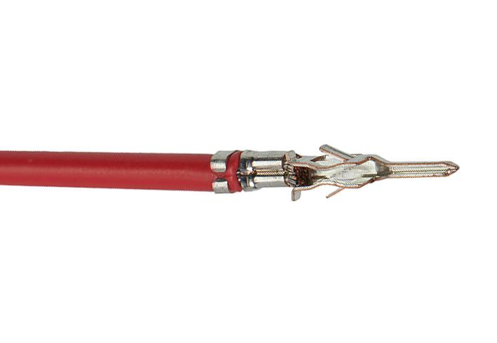 Molex 214762-2125 Cable Assy, Crimp Pin-Crimp Pin, 17.7