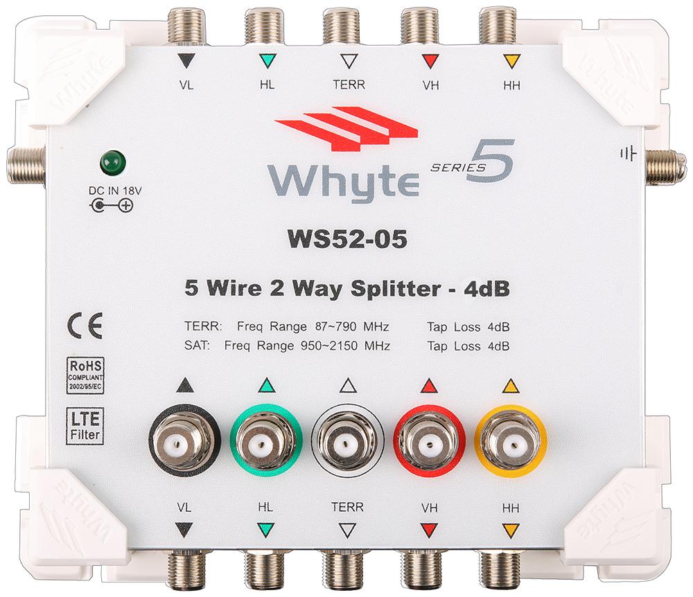 Whyte 10008 Ws52-05 Series 5 Wire 2 Way Splitter