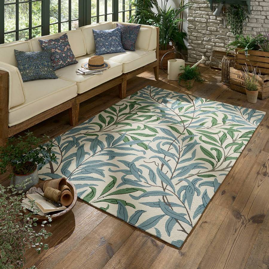 Willow Boughs Outdoor Rug 160x230cm Leafy Arbor