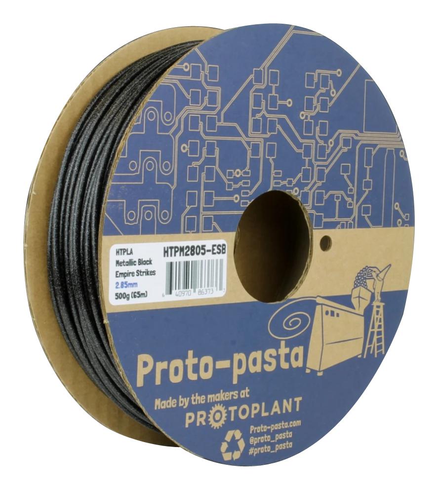 Protopasta Htpm2805-Esb 3D Filament, 2.85mm, Htpla, Black, 500G