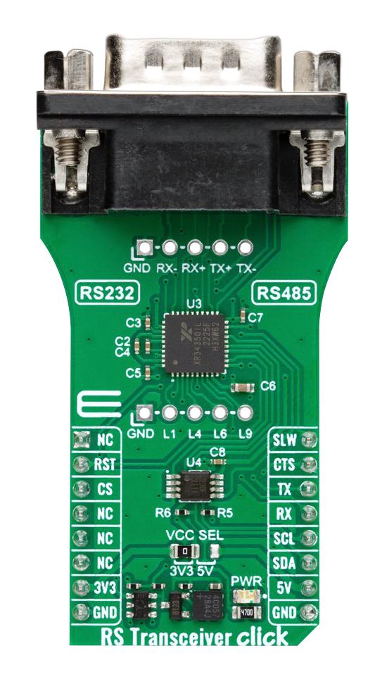 MikroElektronika Mikroe-5746 Rs Transceiver Board, 3.3/5V