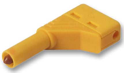 Hirschmann Test And Measurement 934098103 Safety Plug, 4mm, Yellow, Mln