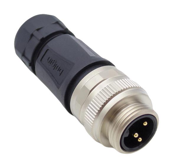 Bulgin Pxptpu78Fim03Astm22 Sensor Connector, 7/8