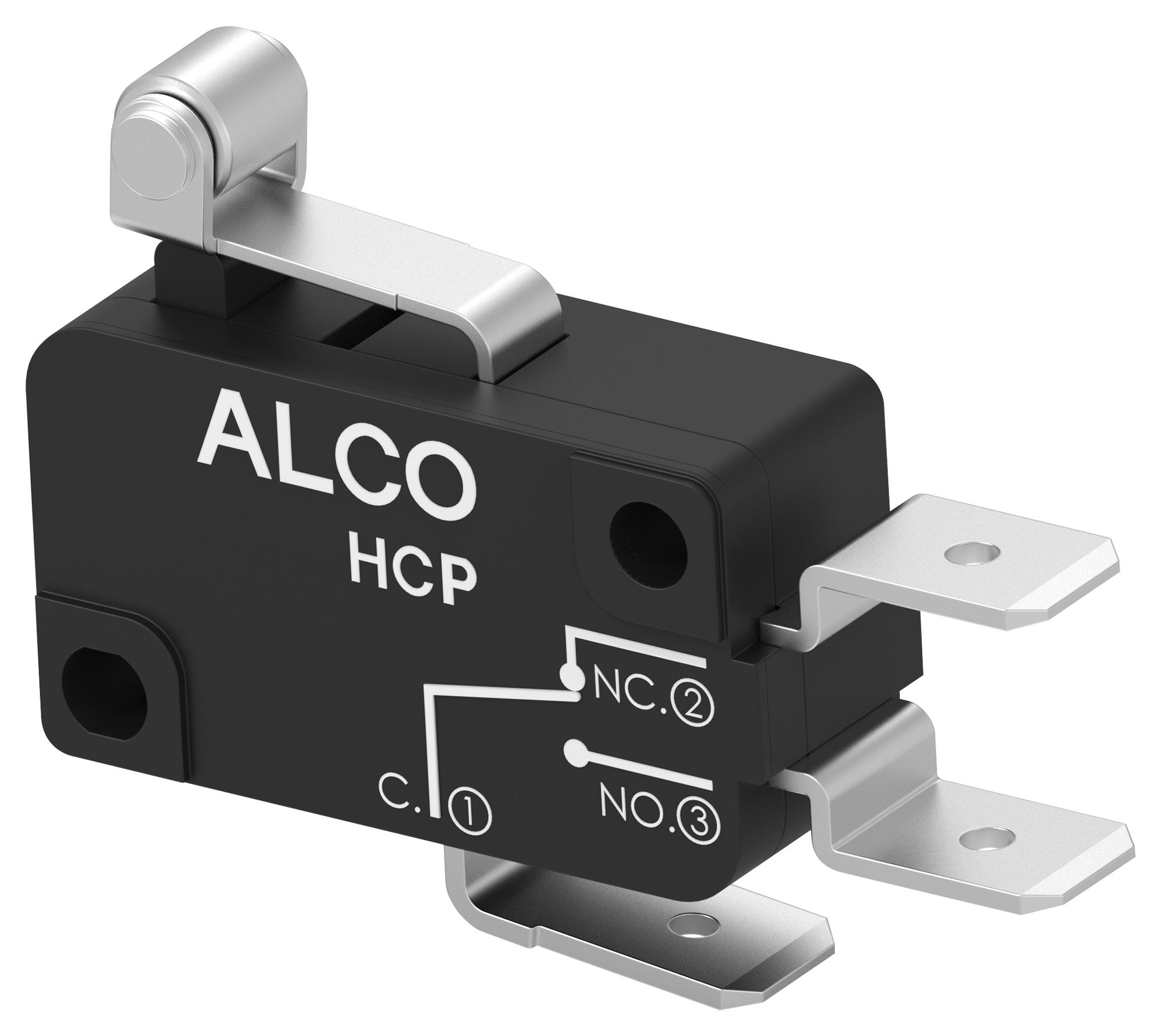 Alcoswitch / Te Connectivity Hcp10Dte5S04. Microswitch, Spdt, 10A, 250Vac