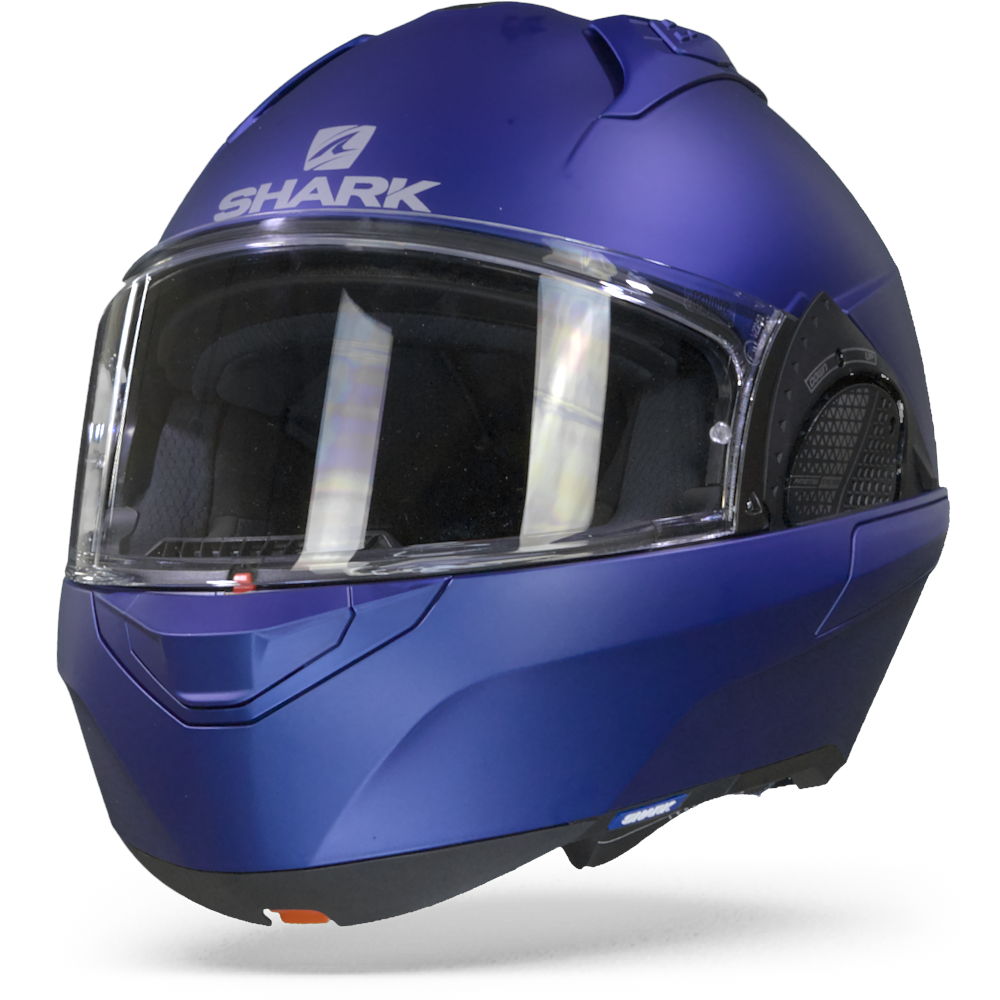 Shark Evo GT Blank Mat Electric Blue Modular Helmet S