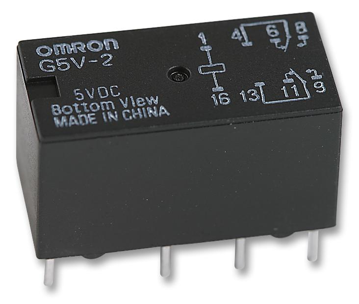 Omron G5V-2   Dc3 Signal Relay, Dpdt, 3Vdc, 2A, Tht