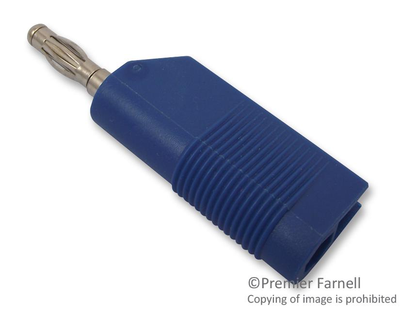 Multicomp 25.403.5 Plug, 4mm, Stackable, Blue