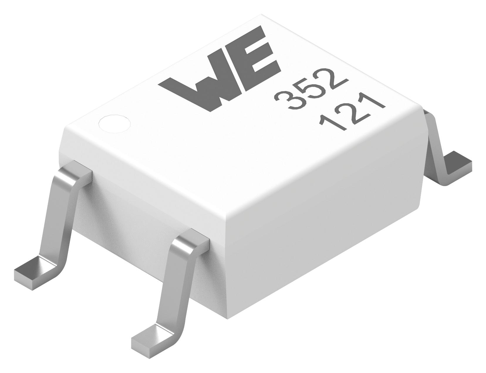 WÃ¼rth Elektronik 141352145000 Optocoupler, Transistor, 3.75Kv, Sop