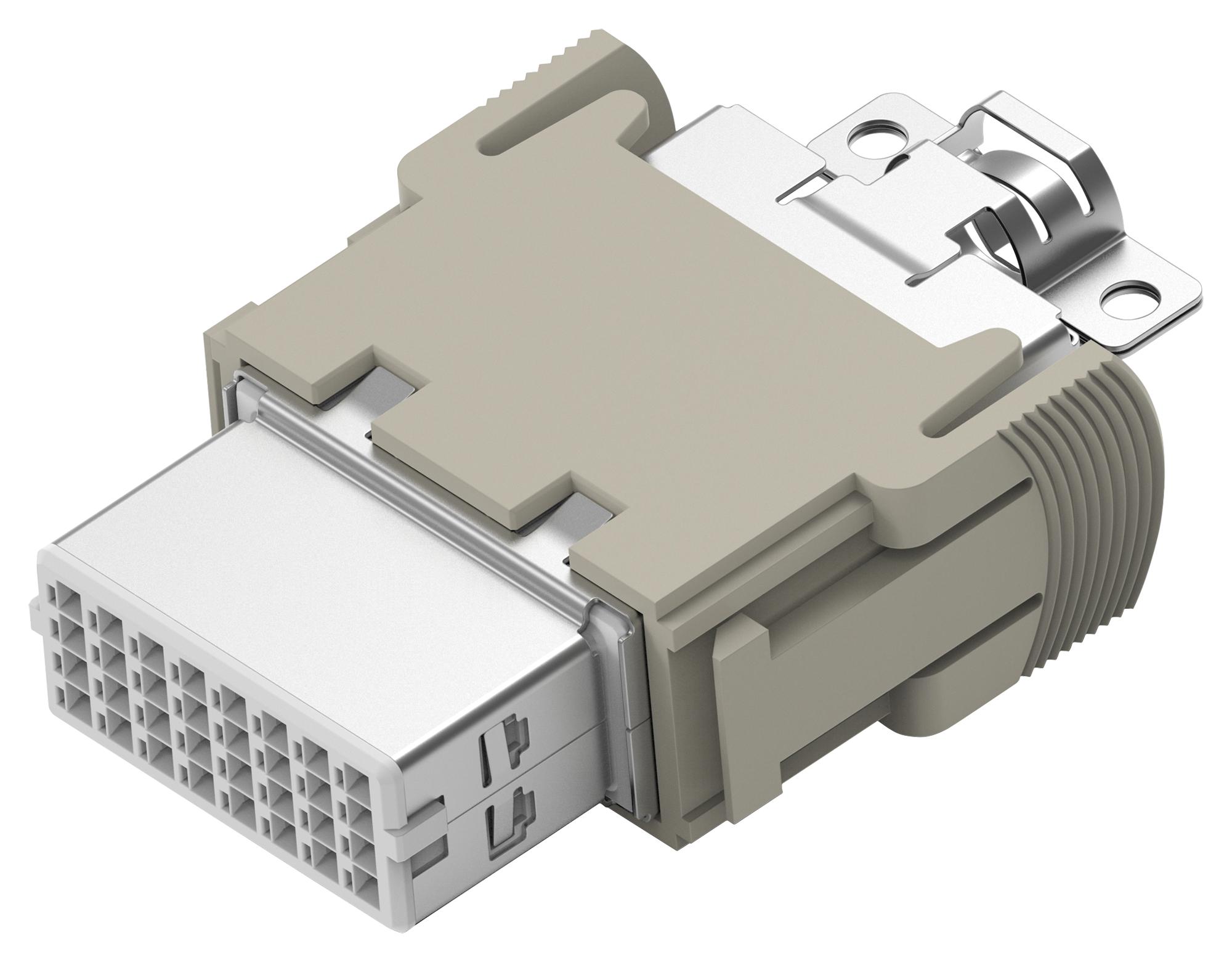 Amp Connectors / Te Connectivity T2111322201-001 Heavy Duty Module, Rcpt, 32Pos, 2.2A