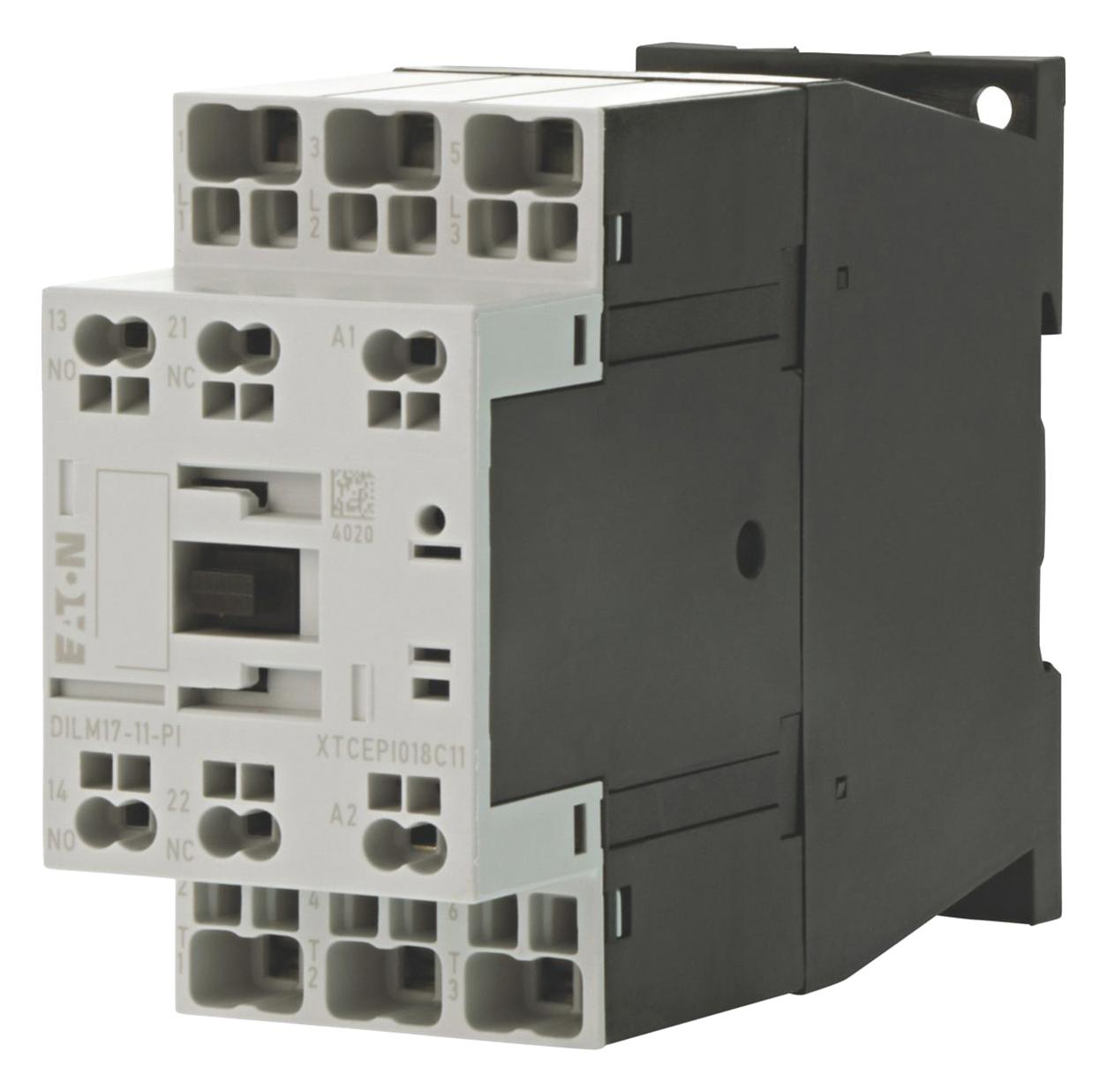 Eaton Moeller Dilm17-11(230V50/60Hz)-Pi Contactor, 3Pst-No, 230Vac, Din/panel