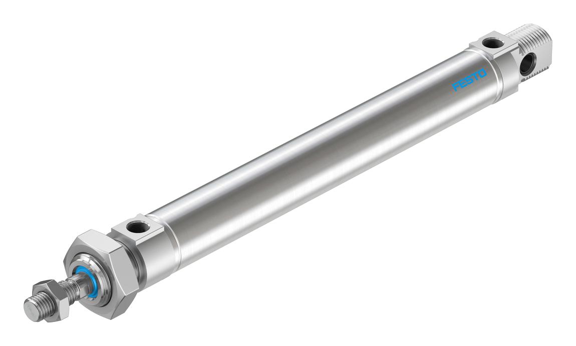 Festo Dsnu-25-160-Ppv-A Cylinder, Dbl Acting, 25mm, 10Bar, 160mm