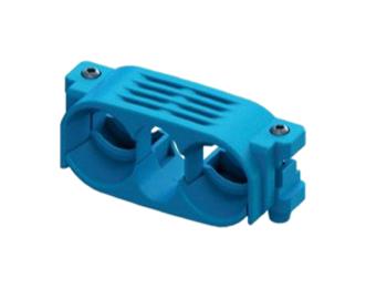 Amphenol Industrial Ccbe320 Cable Clamp, Blue, 48V, 320A