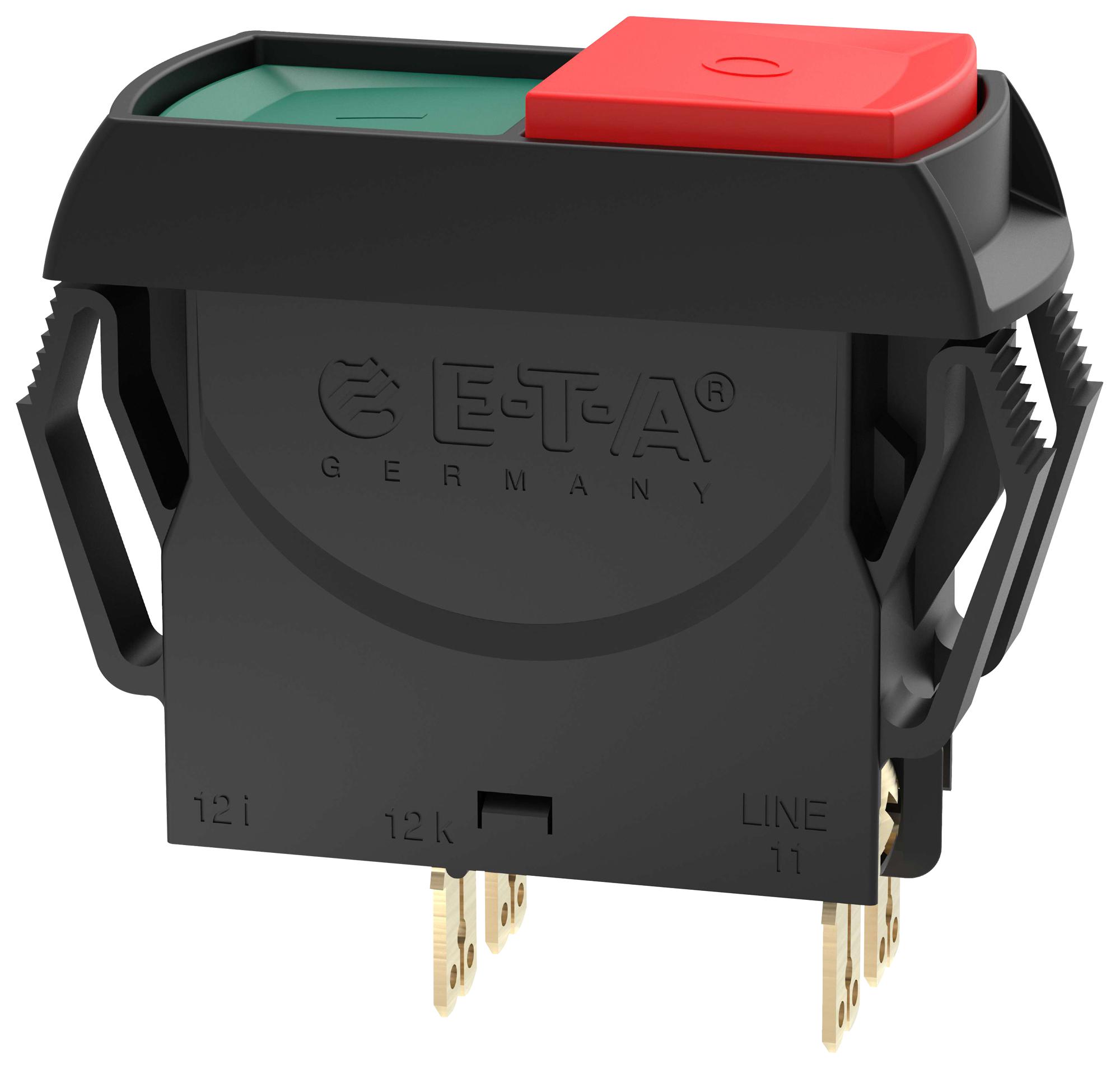 Eta 3120-N32F-H7T1-Sgrd-2.5A Thermal Ckt Breaker, 2P, 2.5A/240Vac