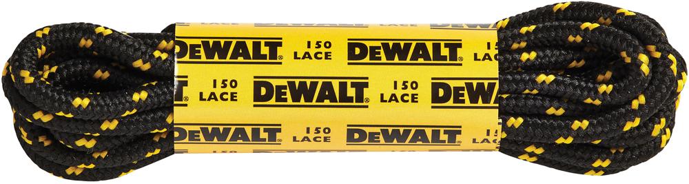 Dewalt Workwear 150 Cm Boot Laces Black/yellow 150Cm Boot Laces