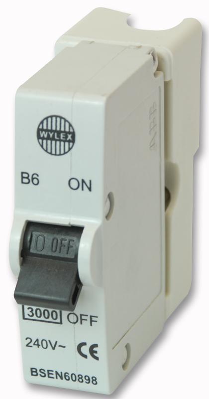 Wylex Sfb6 6 Amp Plug In Circuit Breaker