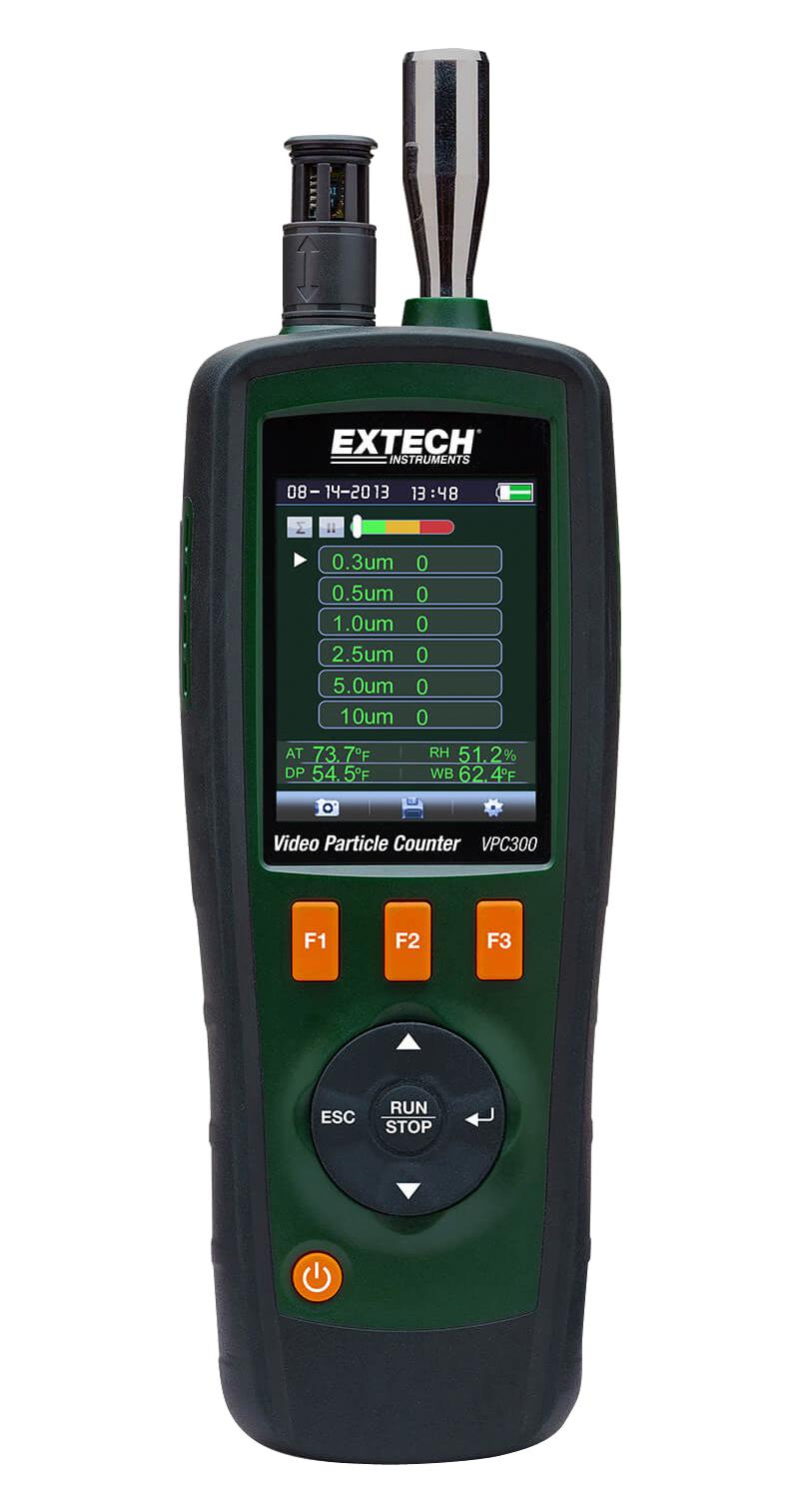 Extech Instruments Vpc300 Video Particle Counter, 6 Channel, 5000