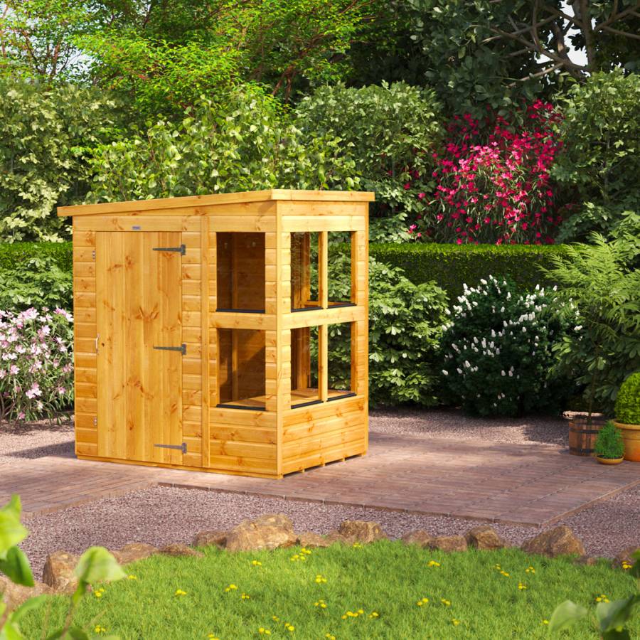 SAVE £120 - 4x6 Power Pent Potting Shed