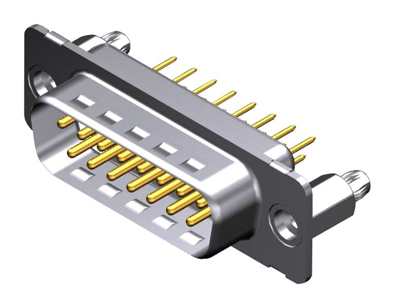 Molex/fct 173109-2468 D Sub Connector, Plug, 15Pos, Da, Solder