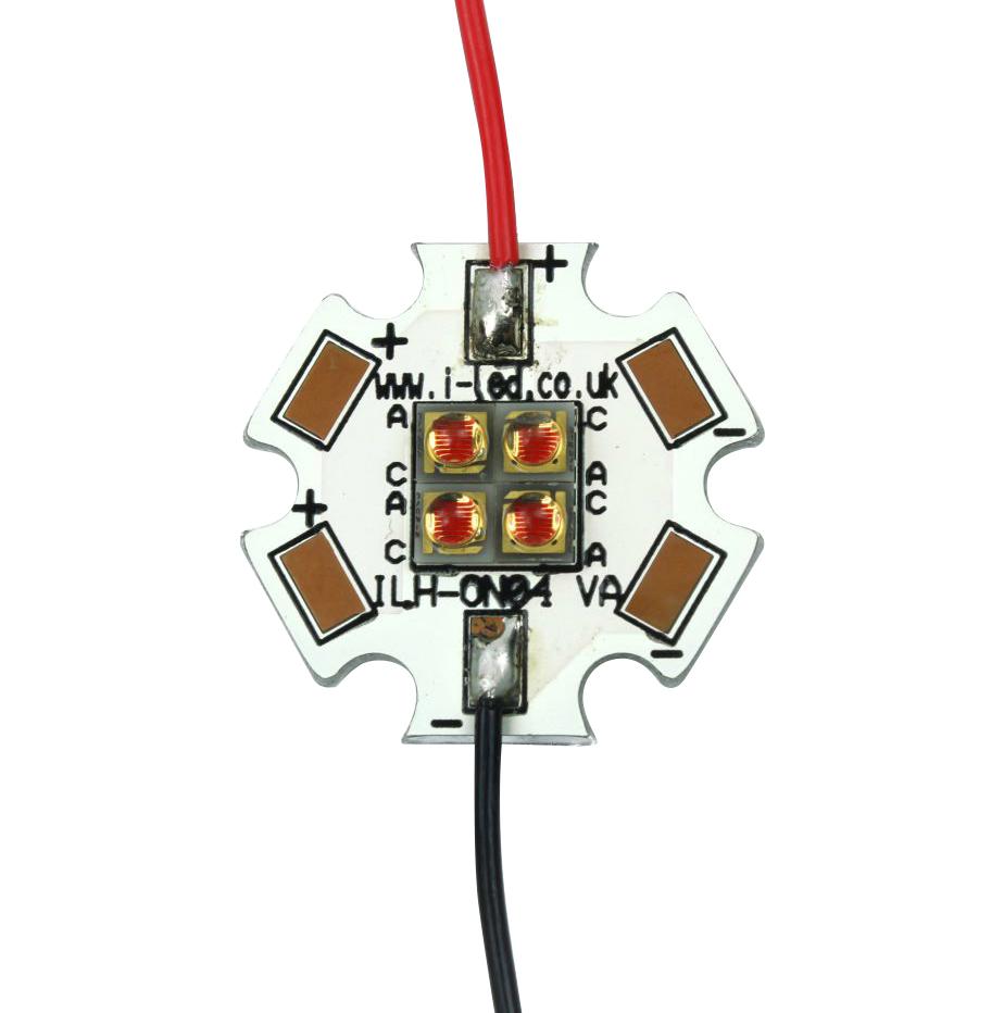 Intelligent Led Solutions Ilh-On04-Red1-Sc211-Wir200. Led Module, Red, 625Nm, 284Lm, 3.64W