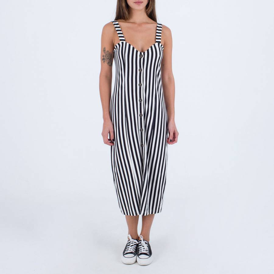 Black Vera Stripe Dress