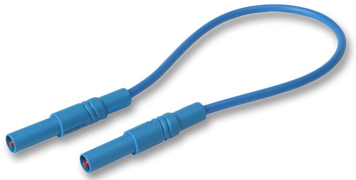 Hirschmann Test And Measurement 934073102 Test Lead, Blue, 500mm, 1Kv, 32A