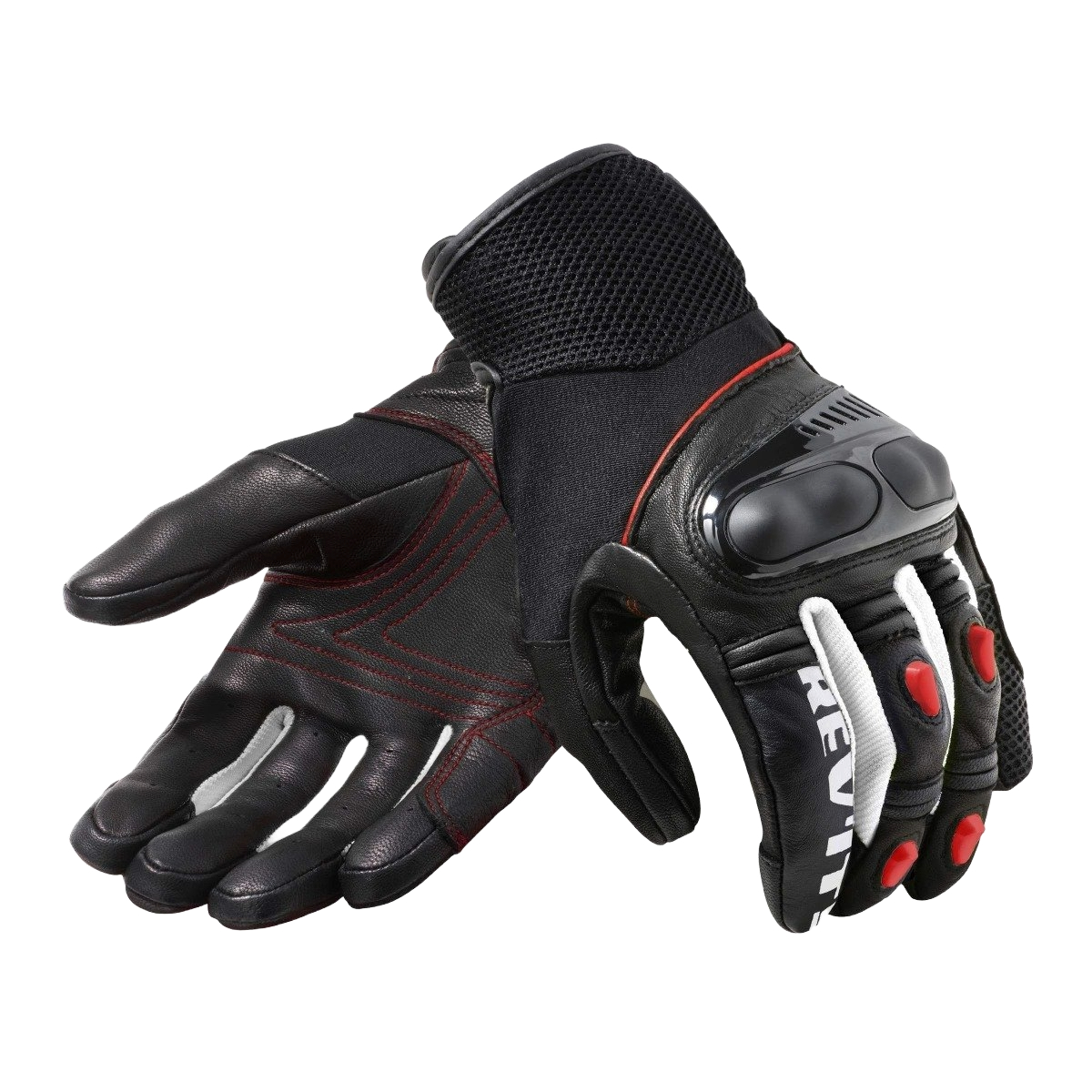 REV'IT! Metric Gloves Black Neon Red Size 2XL