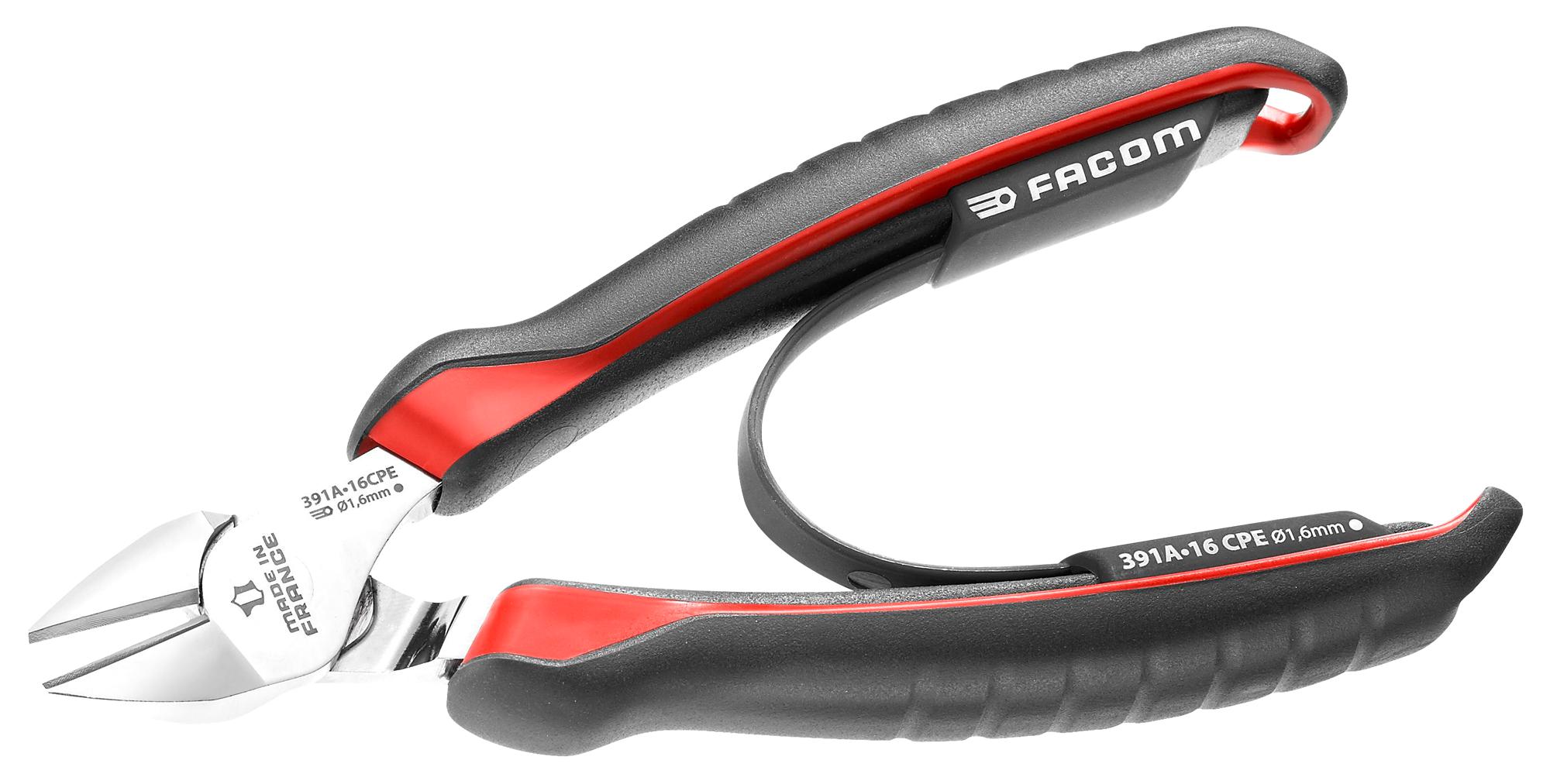 Facom 391A.16Cpe Wire Cutter, Diagonal, 1.6mm, 165mm L