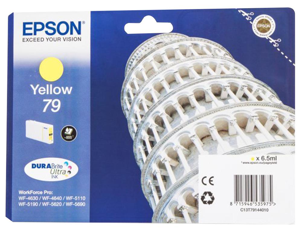 Epson C13T79144010 Ink Cart, T7914, Yellow, Epson