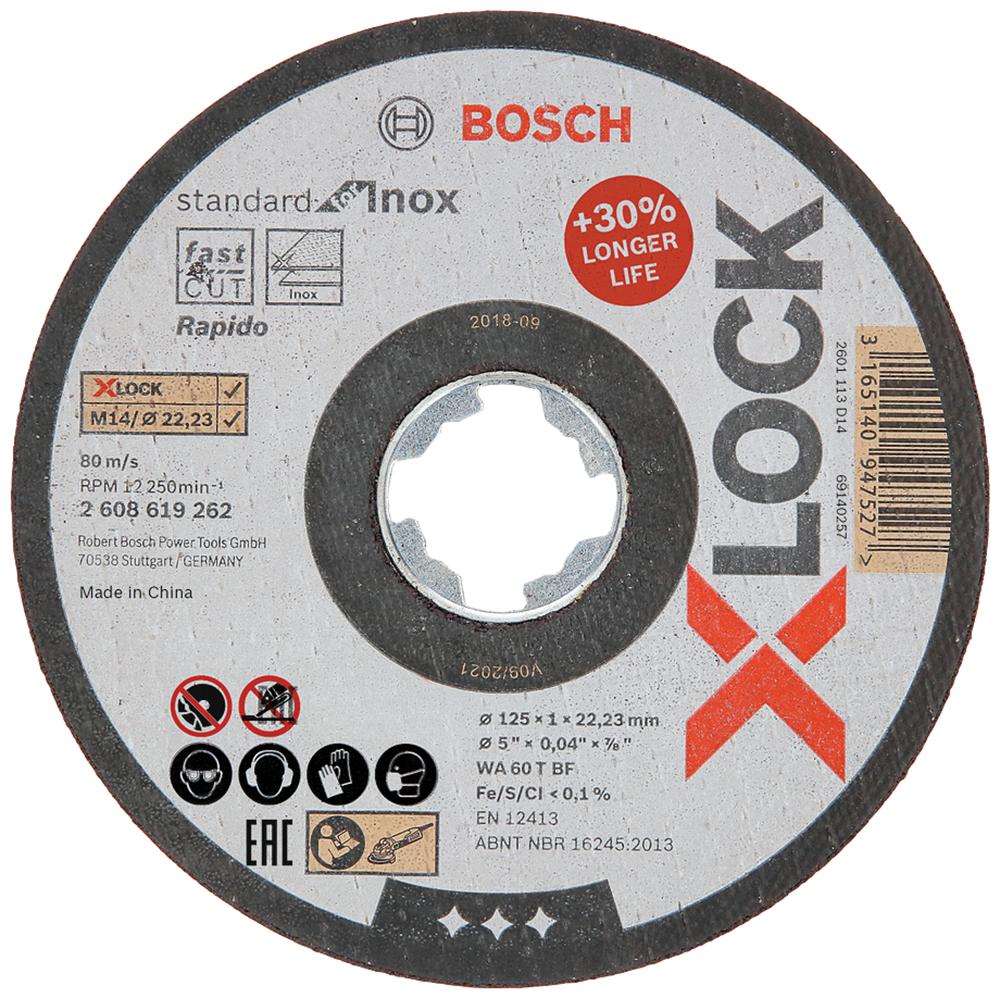 Bosch Professional (Blue) 2608619262 Grinding Disc, 80Mps, 22.23mm Bore