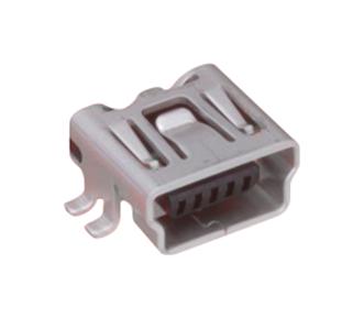 Hirose 240-0020-3-85 Usb Connector, 2.0 Mini Type B, R/a Rcpt, 5P