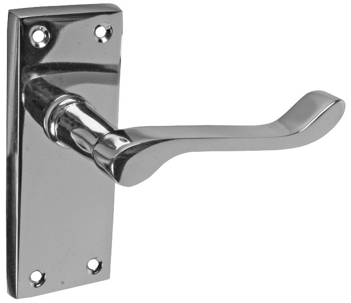 Vibe 6511 Victorian Scroll Lever Latch Chrome