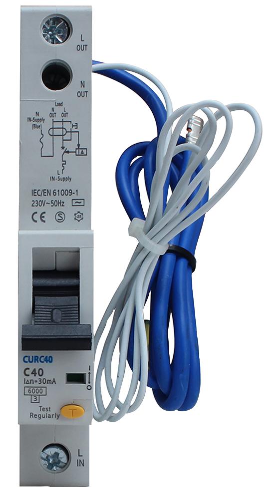 Bg Electrical Curc40-02 Rcbo, Type Ac, C Curve, 40A