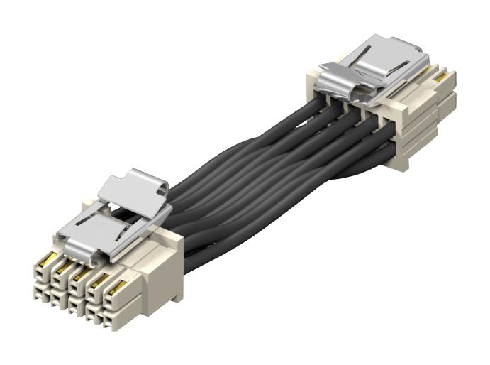 Samtec mmsd-16-28-L-08.00-D-K-Lus Cable Assembly, 32Pos, Idc Rcpt, 203mm