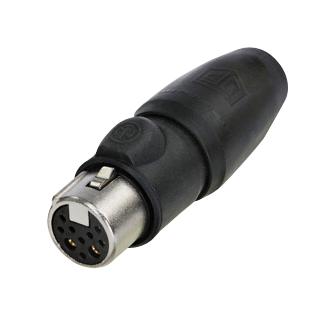 Neutrik Nc10Fx-Top Xlr Connector, Rcpt, 8+2Pos, Cable